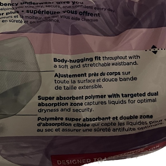 Tena Women’s Pull On Disposable Incontinence Underwear Size S/M (2-8) Super Plus - Picture 3 of 3